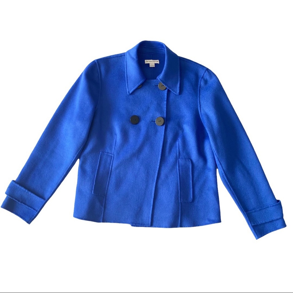 Pendleton Double Breasted Merino Jacket | L - image 4